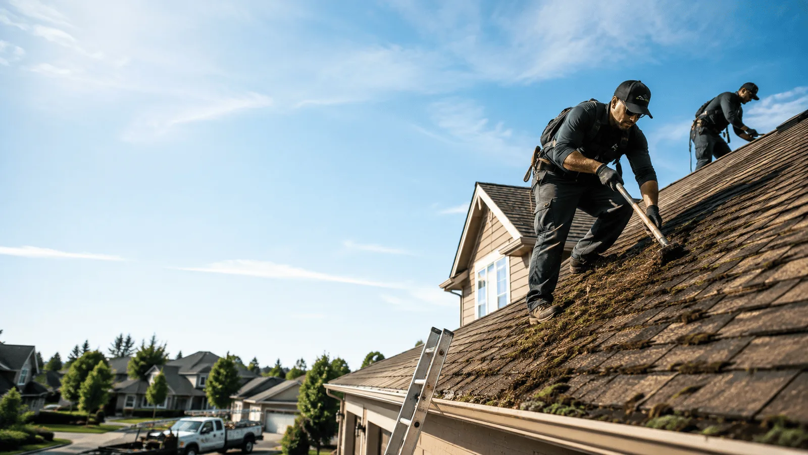 Roof Moss Removal in Detroit, MI near me